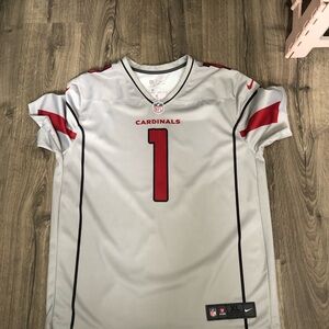 NFL Men's Gray and Red Cardinals Jersey